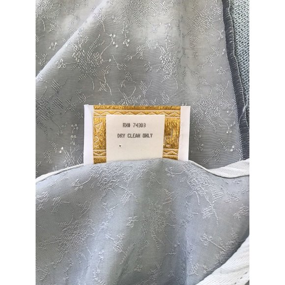 Spencer Alexis Top 14 Green Long Sleeve Mixed Fabric Block Patchwork Floral Vtg - Picture 8 of 9